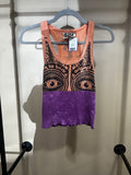 Orange  Sure Original  Cropped Racerback, S