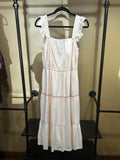 Peach Lauren Conrad Peasant  Midi Sundress, M
