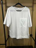 White Cos 100 % Cotton Blouse, L