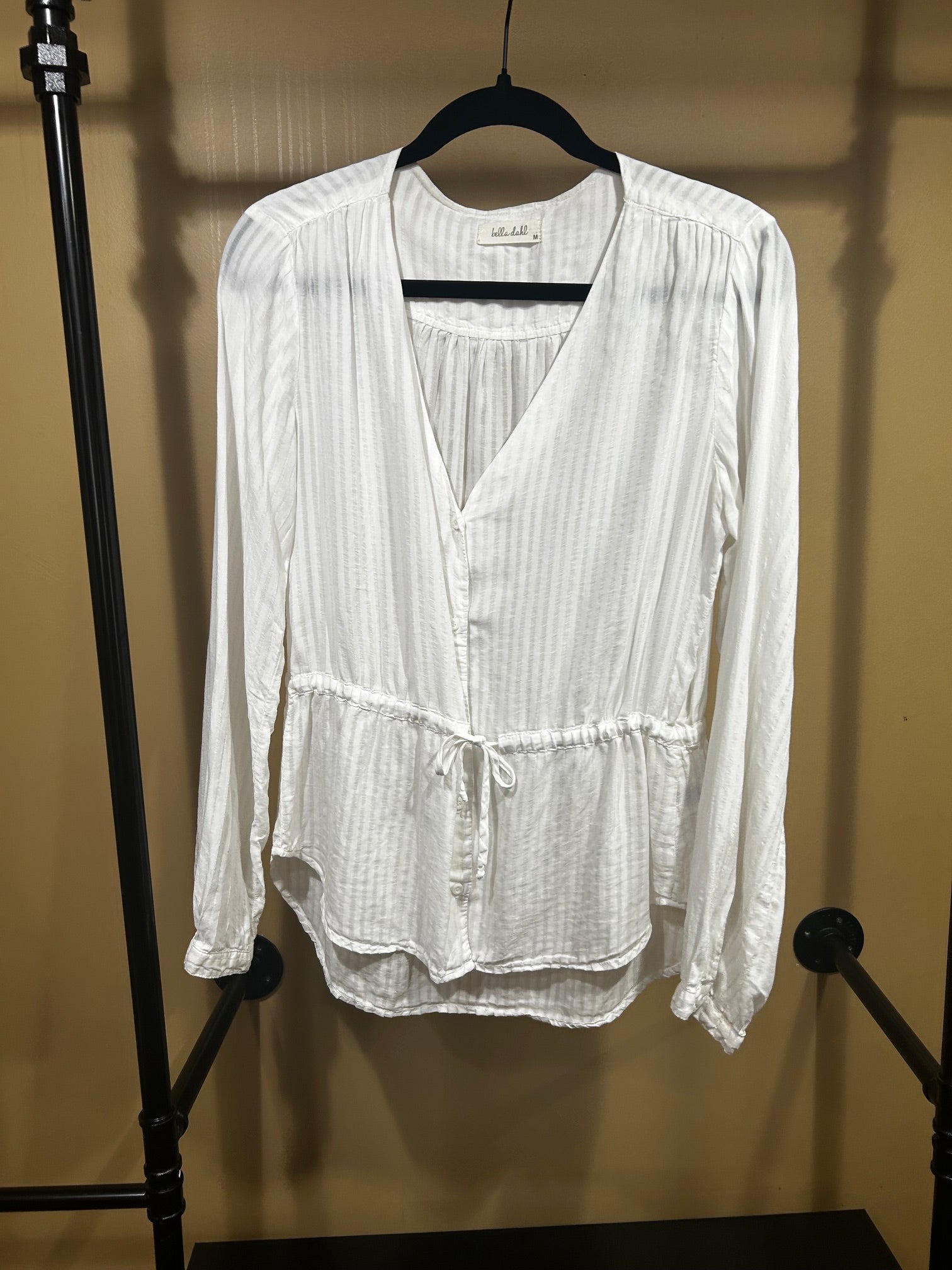 White Bella Dahl 100% Tencel Top, S