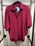 Maroon Cupio NWOT Top, S