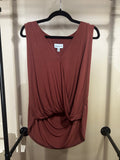 Brown Veronica M Modal Top, M