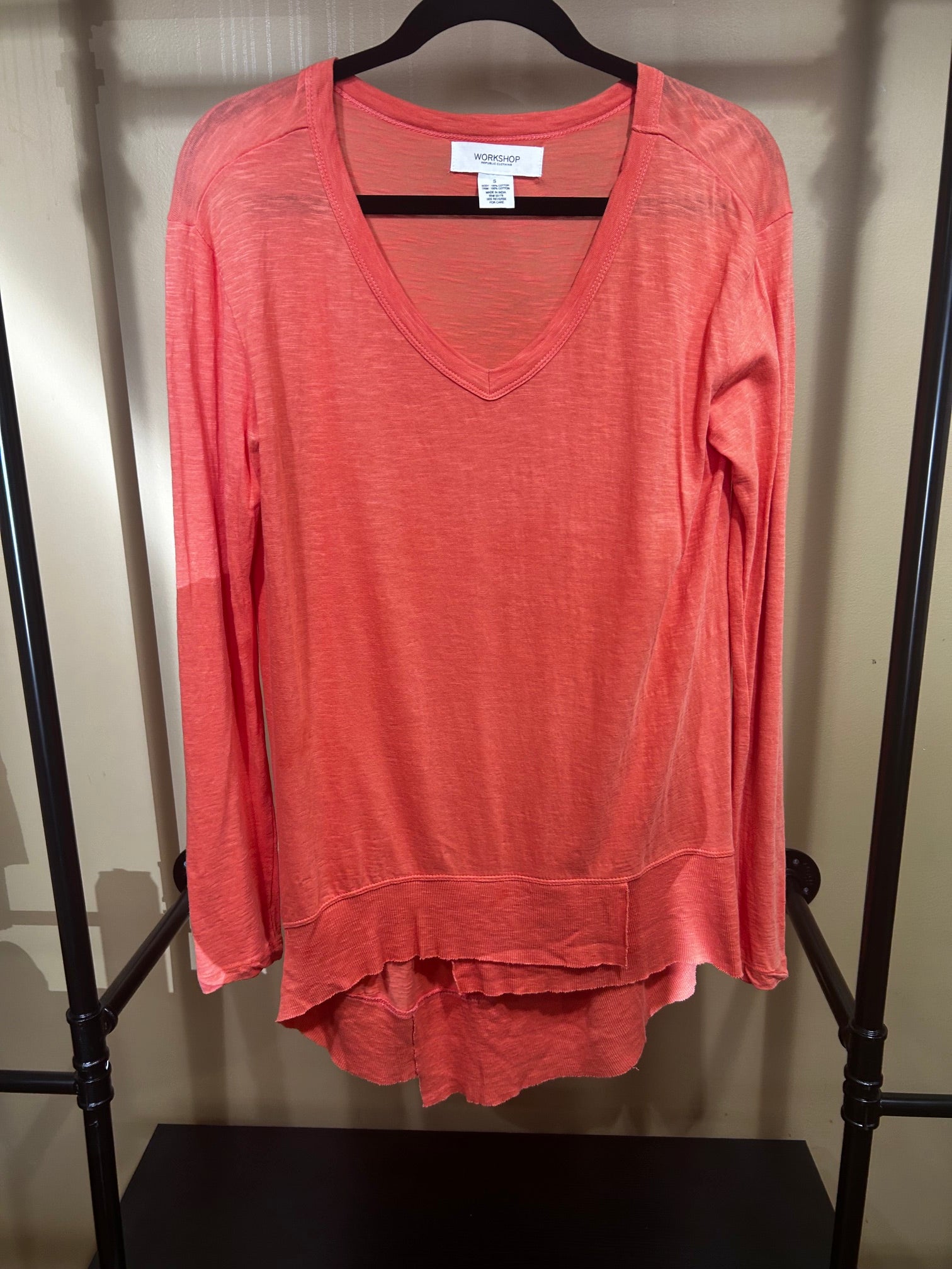 Orange Workshop Oversized Tunic, S