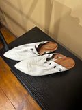 Cream Free People Versailles Leather Mules, 40