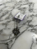 Silver Connemara Vintage Brooch with Marble Stones, OS