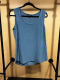 Blue Eileen Fisher  100% Silk Tank, M