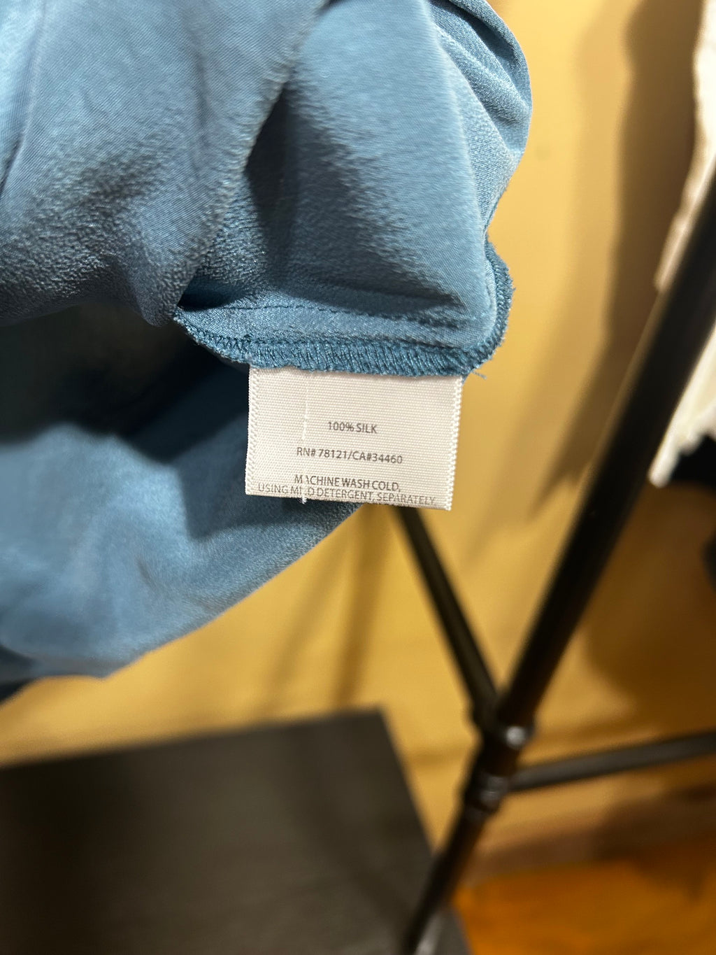 Blue Eileen Fisher  100% Silk Tank, M