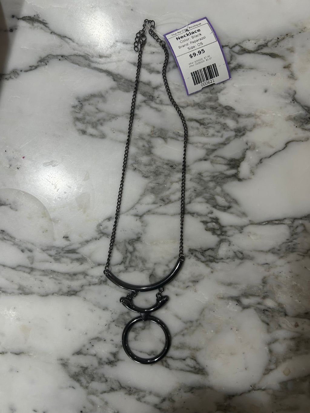 Black Paparazzi  Necklace, OS