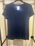 Black Talbots  100% Pima Cotton Top, M