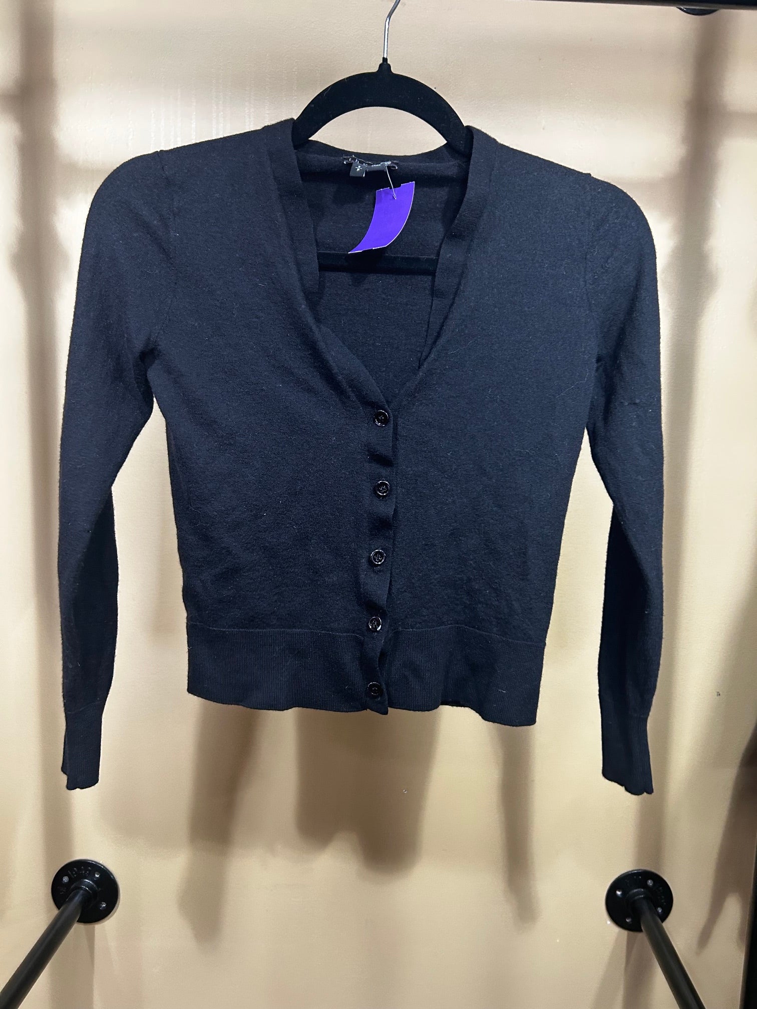 Black Theory 100% Merino Wool Cardigan, XS