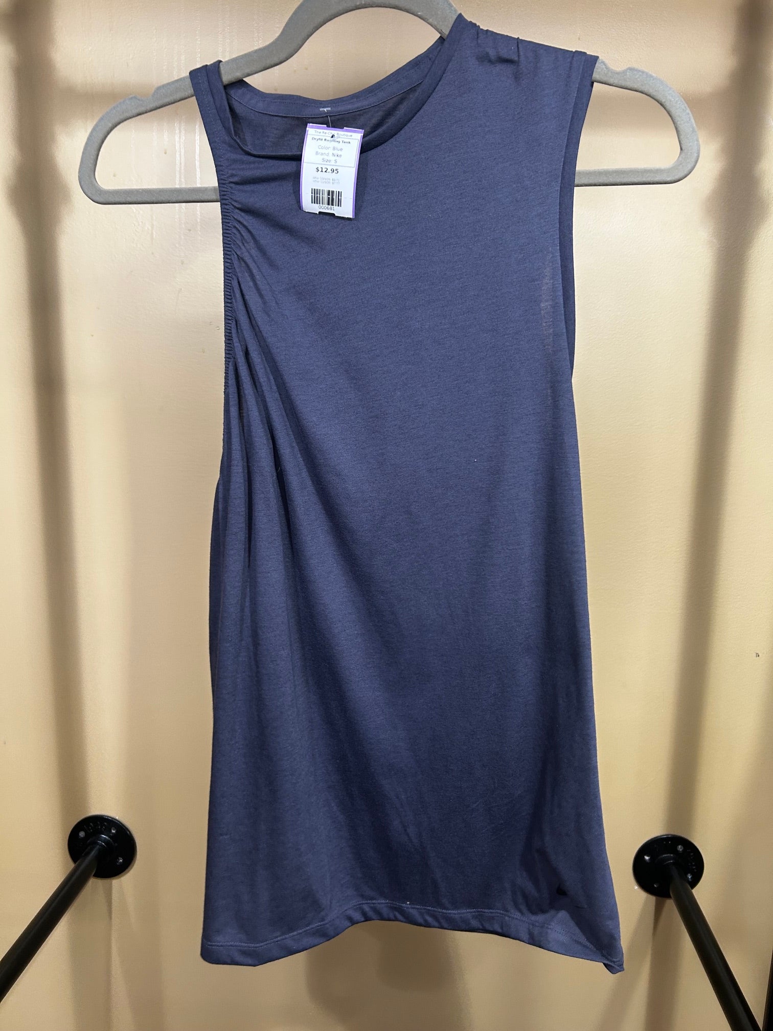 Blue Nike Dryfit Running Tank, S