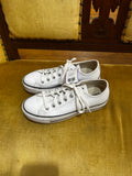 White Converse All-Star Platform Sneakers, 8