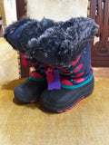 Blue and Pink Kamik Kid's Winter Boots, 12