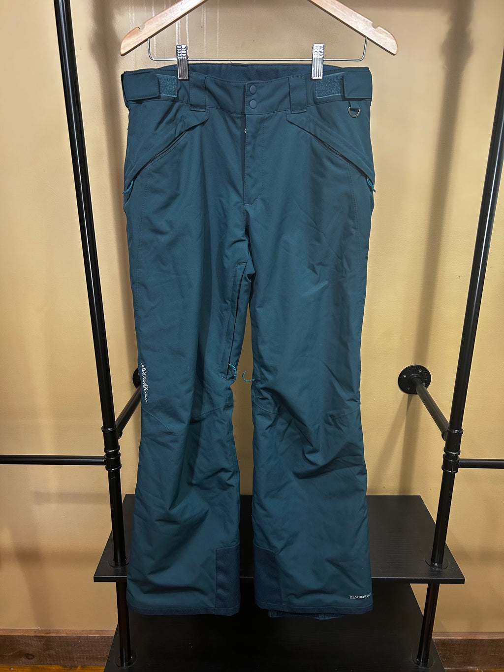 Green Eddie Bauer Ski Pants, M