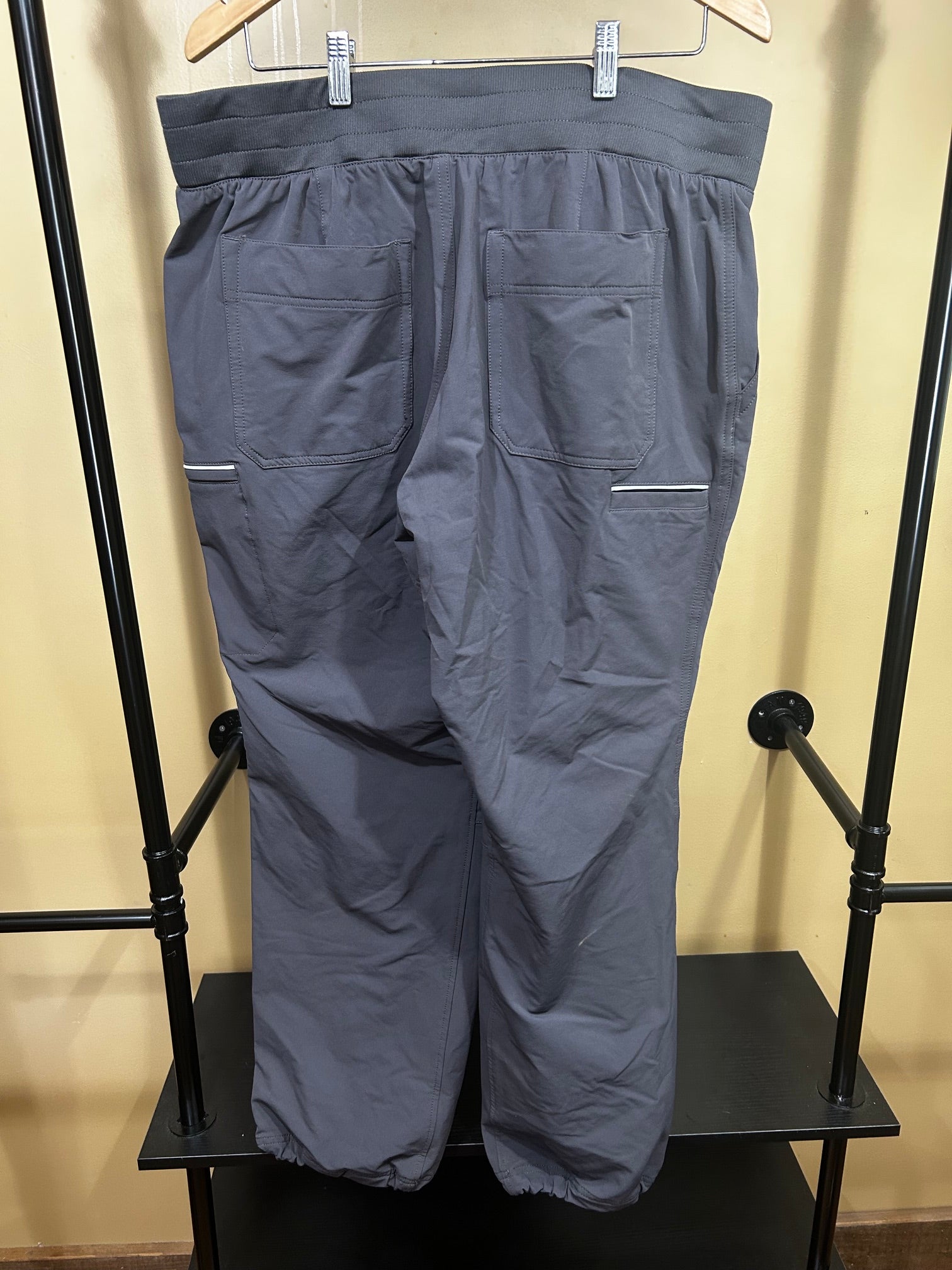 Gray Duluth Trading Co Fleece-Lined Pants, 16