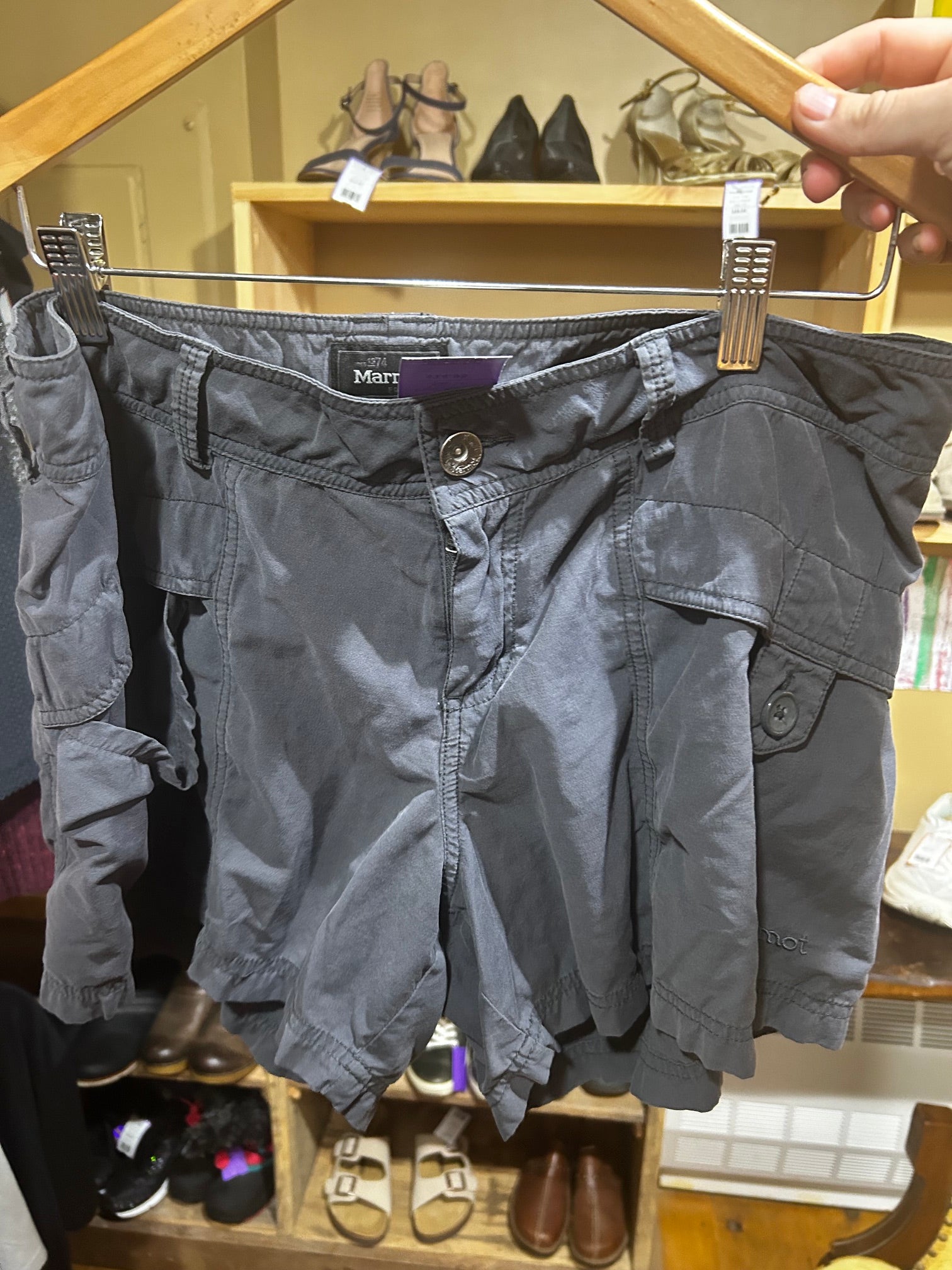 Dark Gray Marmot Cargo Shorts, 14