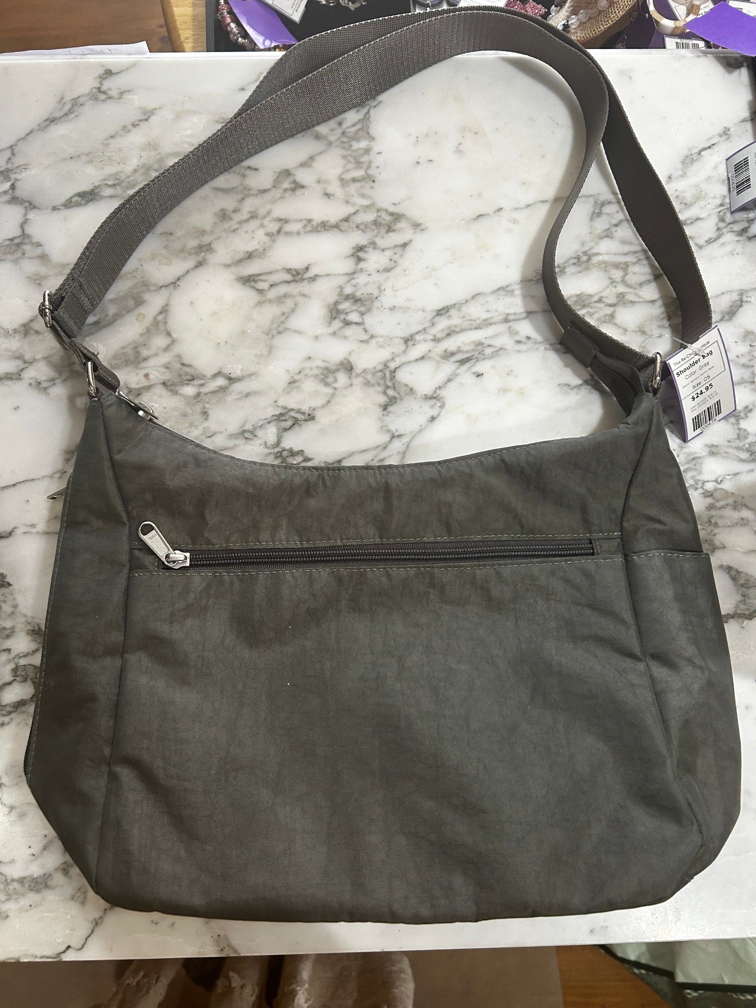 Gray Vermont Country Store Shoulder Bag, OS