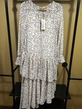 Flower-Print The Elf Sack NWT Whimsical Dress, M