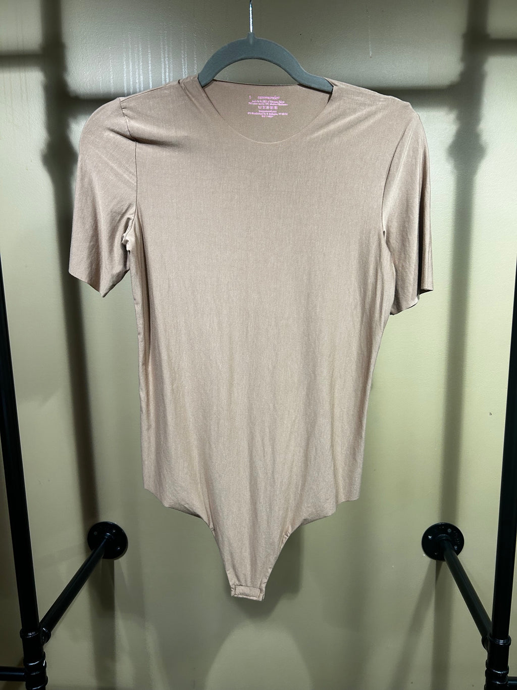Tan Commando Bodysuit, L