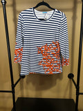 Striped J. McLaughlin Coral Top, L