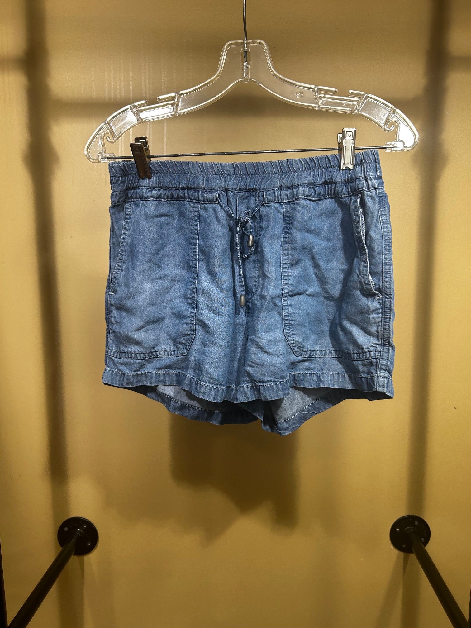 Blue Splendid Relaxed Denim Shorts, XS