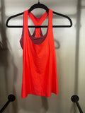 Orange  Athleta Racerback Tank with bra, S
