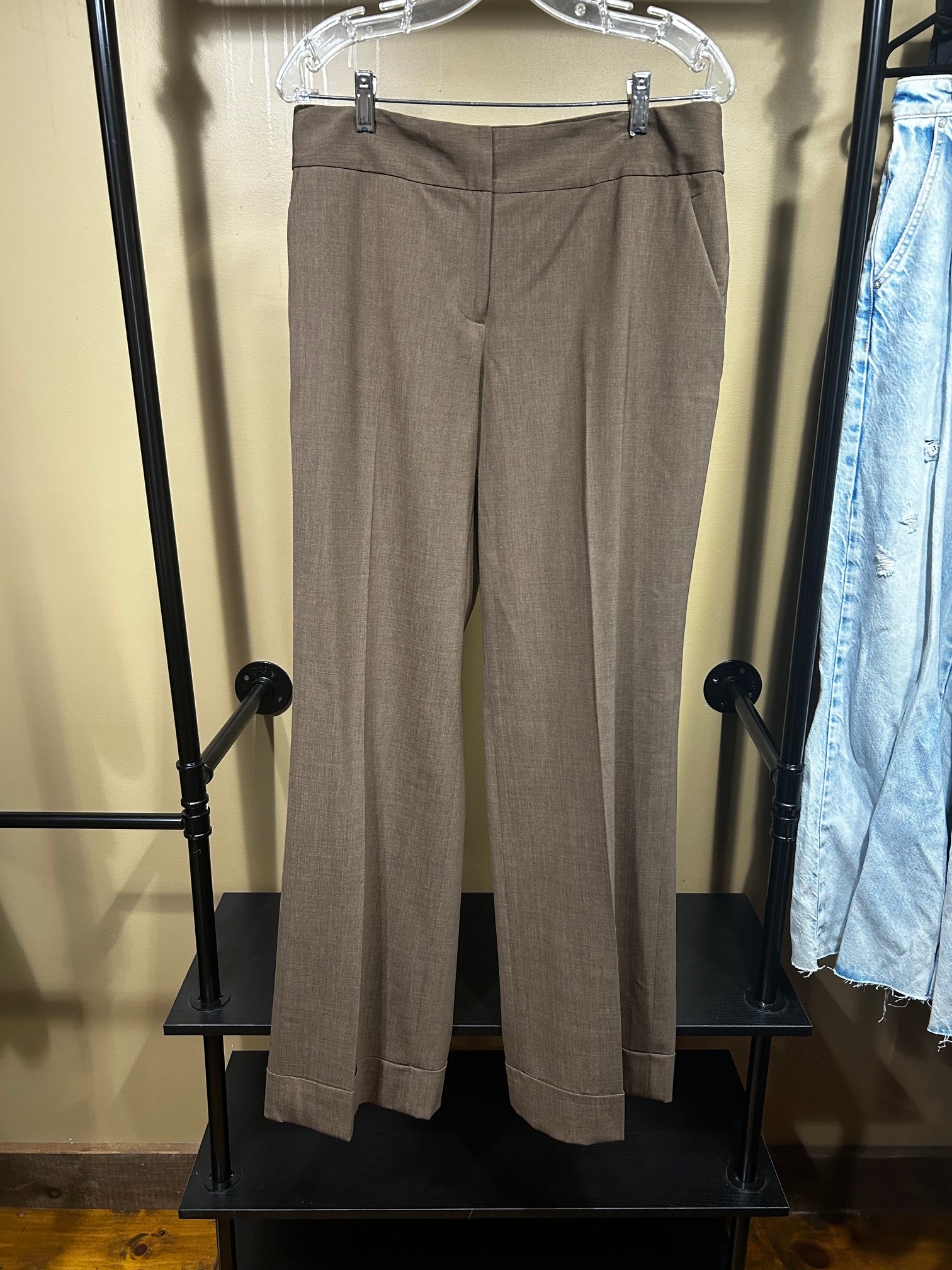 Brown Etcetera Wide-Leg Trousers, 12
