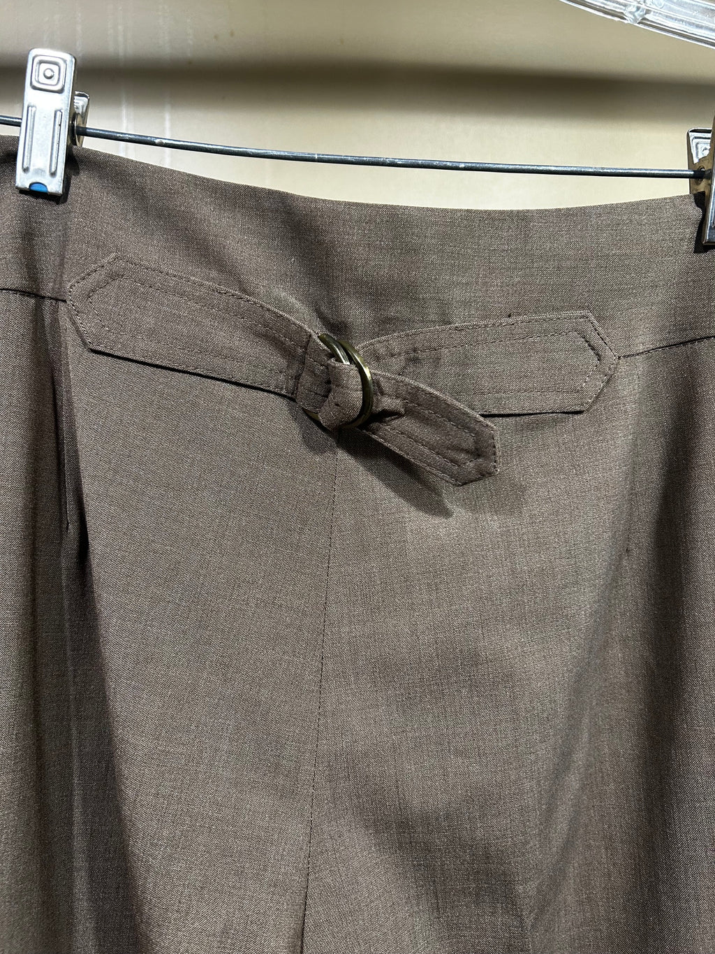Brown Etcetera Wide-Leg Trousers, 12