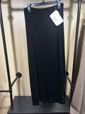 Black Skea Shimmies NWT $120 Poly/Lycra Midi Skirt, L