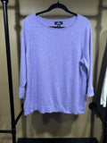 Lilac Lands End Cashmere Sweater, XL