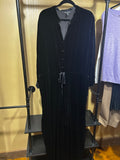 Black Eileen Fisher $378 Velvet Jumpsuit, XL