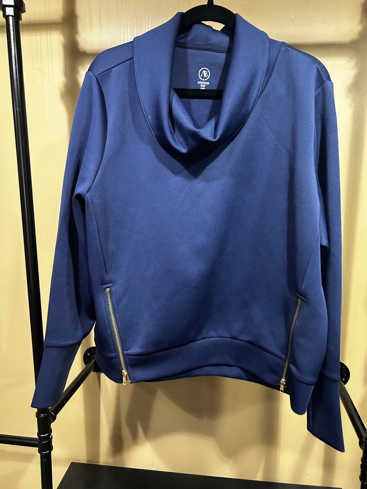 Navy Addison Bay Everyday Pullover, L