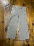 Beige J. Crew High-Waisted Wide Leg Trousers, 10