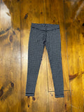 Black Houndstooth Smartwool 100% Merino Wool Leggings, XL