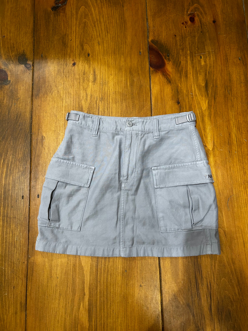 Gray Aritzia 100% Cotton Cargo Mini Skirt, 2