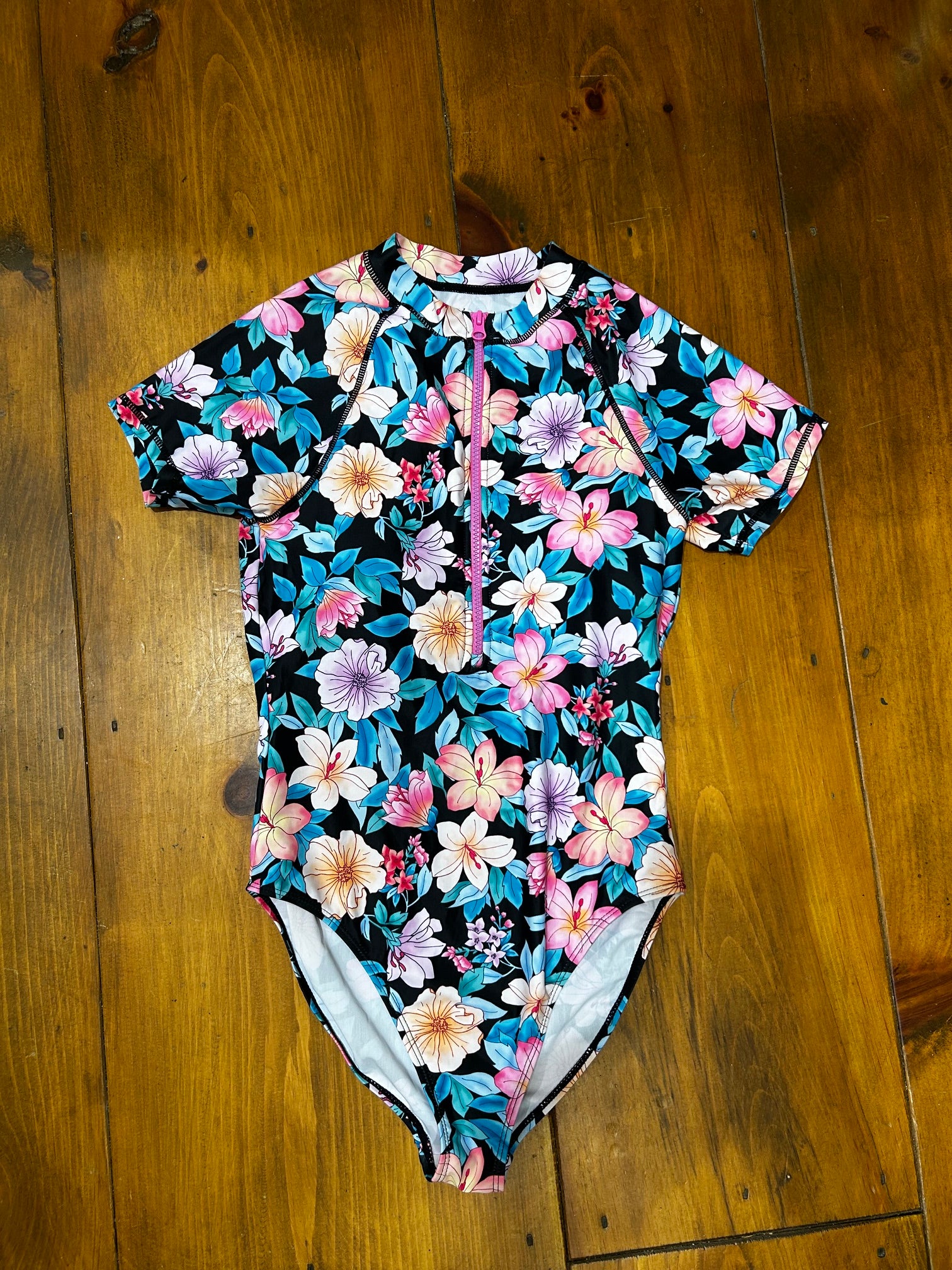 Flower-Print Pipeline NWOT SwimSuit, XL