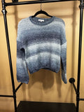 Blue Z Supply Cropped Sweater, M