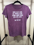Maroon No Brand Label Ski the East T-shirt, S