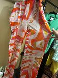 Multicolored Emilio Pucci   100% Silk Pants, 10