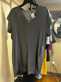 Muted Green Vince 100% Silk Dress, S