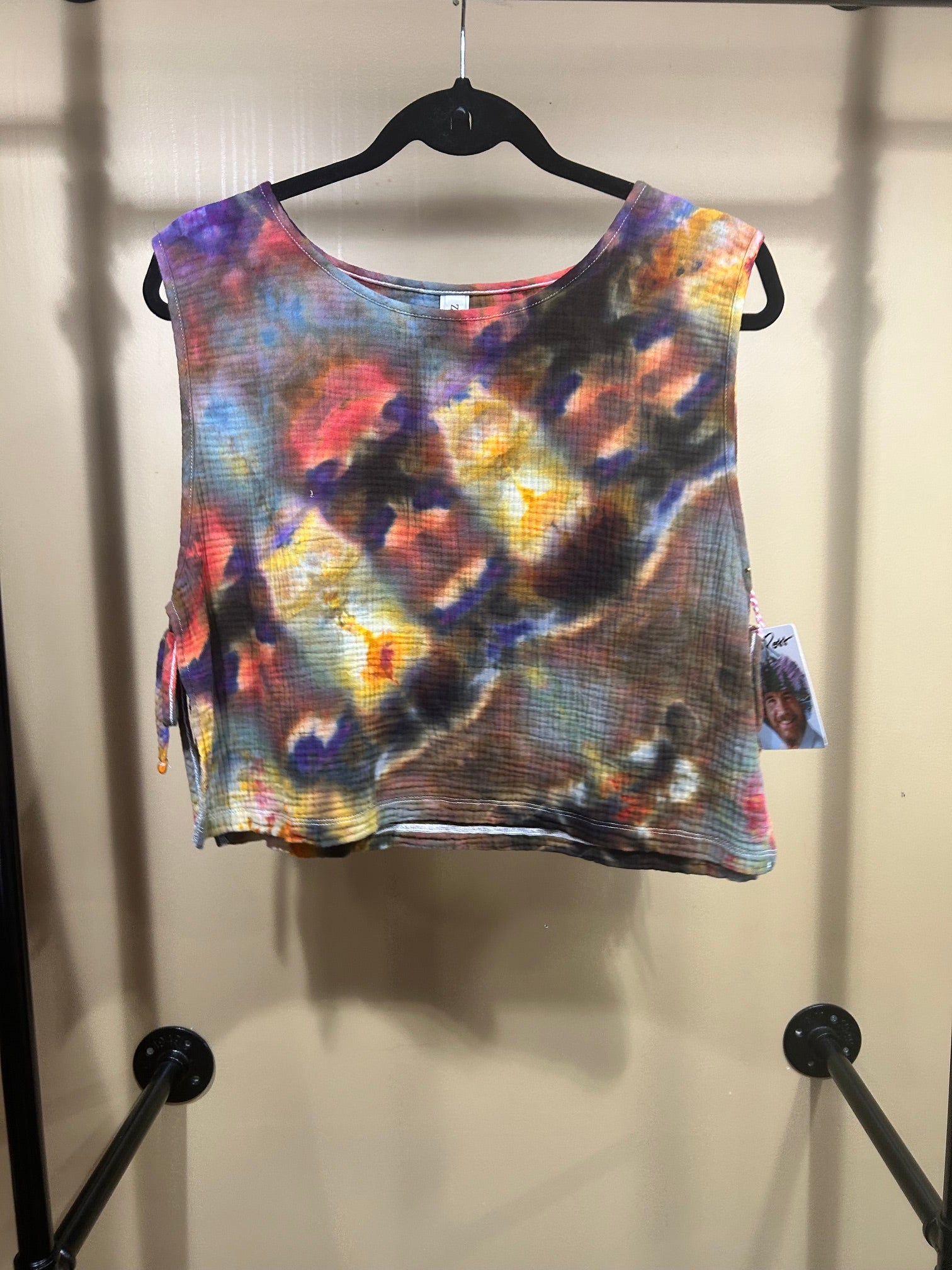 Hand-Dyed Neptune Chowder NWT Fire Horse Tank, L