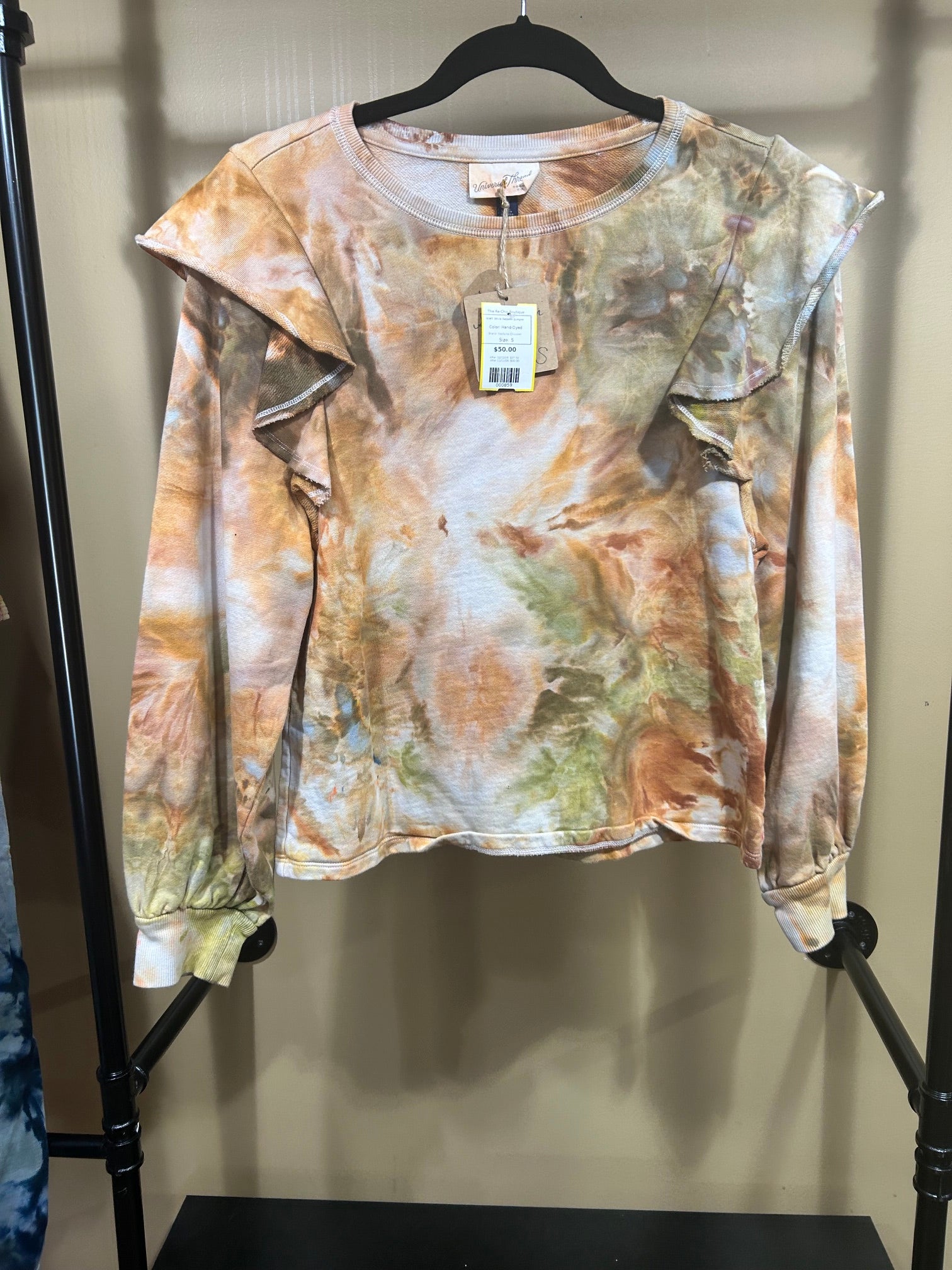 Hand-Dyed Neptune Chowder NWT Stick Season Jumper, S