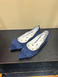 Navy Blue Boden Suede Ballet Flats, 39