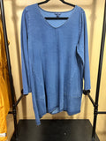 Blue Pure Jill Long-Sleeve Tunic, L