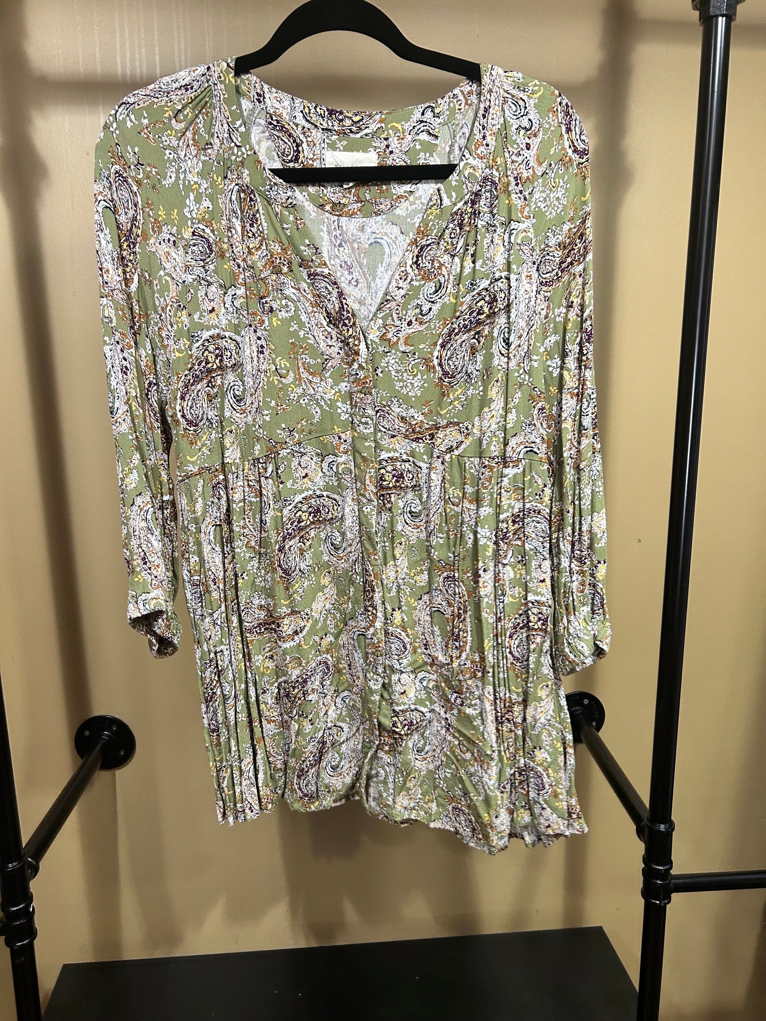 Paisley Melloday V-Neck Tunic, L