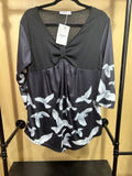 Black Nextmia NWT Dove Tunic, L/XL
