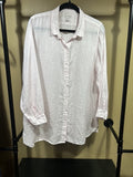 Pink Garnet Hill 100% Linen Top, PL