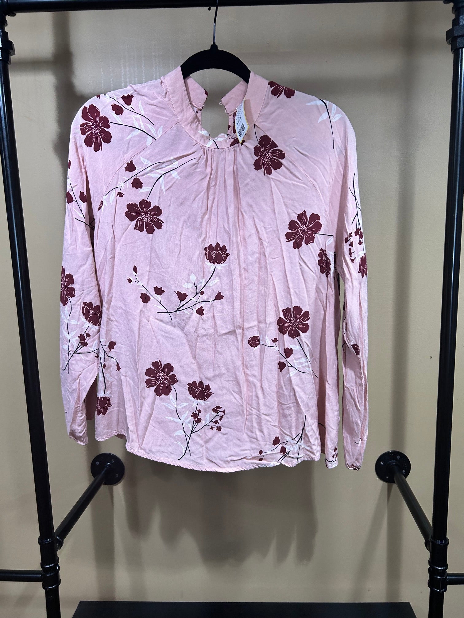 Pink C&C California 100% Rayon Top, M