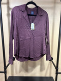 Burgundy Gap NWT Lyocell/Viscose Top, M