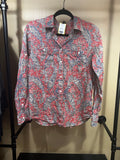 Paisley Ralph Lauren 100% Cotton  Button -Down , M